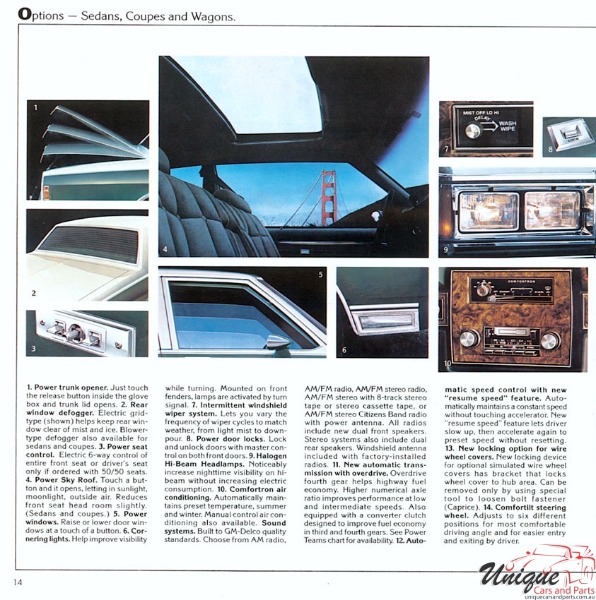 1981 Chevrolet Caprice Impala Brochure Page 12